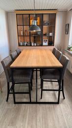 Eettafel + stoelen, Huis en Inrichting, Tafels | Eettafels, Ophalen, Zo goed als nieuw