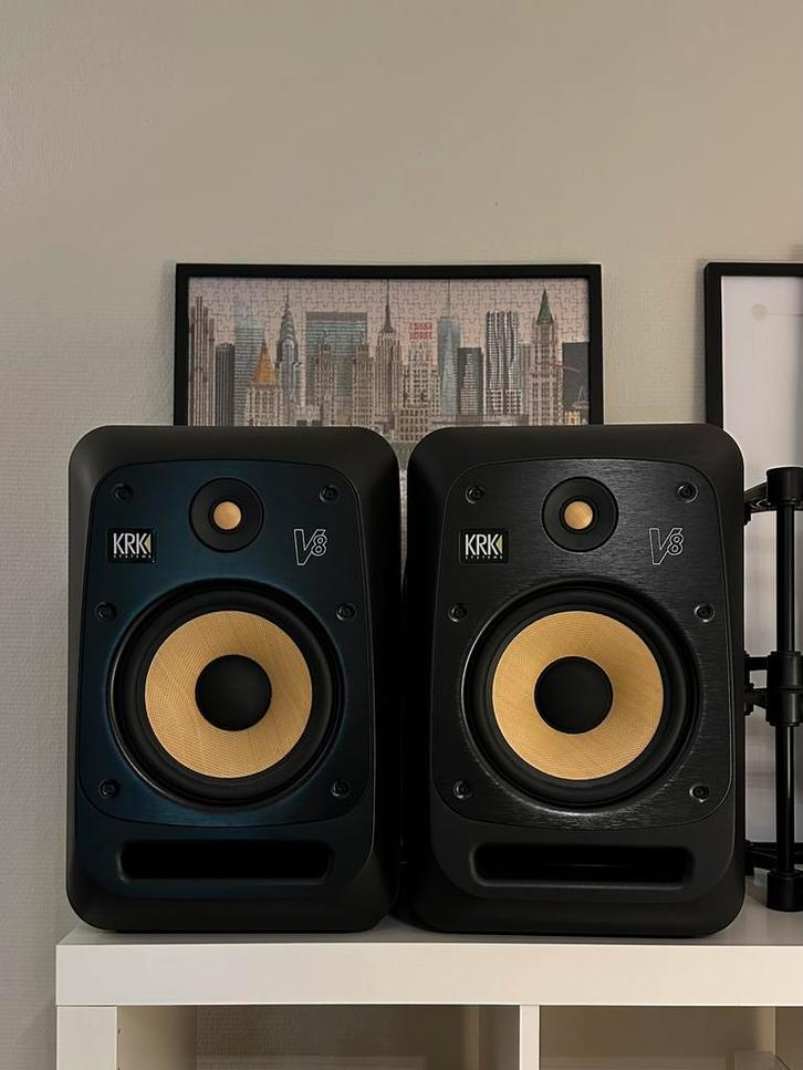 KRK V8 S4, Audio, Tv en Foto, Luidsprekerboxen, Zo goed als nieuw, Ophalen