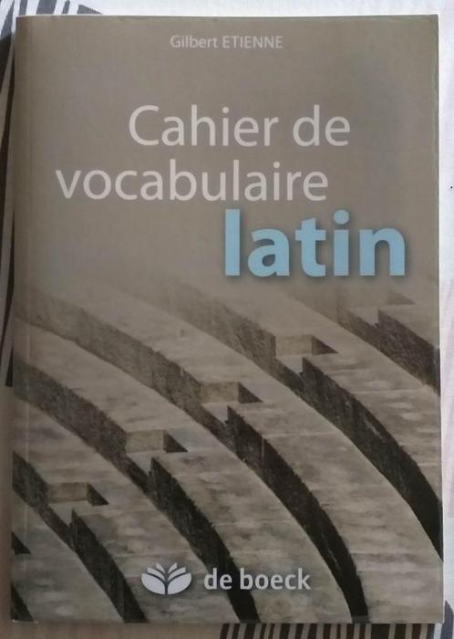 Cahier de vocabulaire latin De Boeck, Livres, Livres scolaires, Comme neuf, Latin, Secondaire, Enlèvement ou Envoi