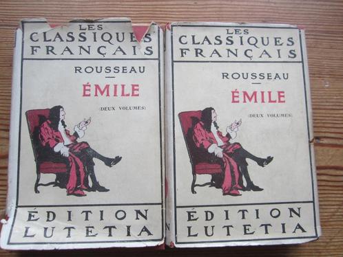 Emile ou de l'Education - Jean-Jacques Rousseau Edi. Lutétia, Boeken, Literatuur, Ophalen of Verzenden