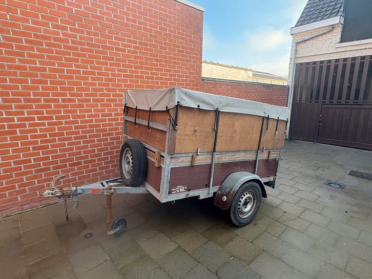 Aanhanger/remorque 750kg, Autos : Divers, Remorques Pièces, Utilisé, Enlèvement ou Envoi