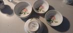 4 schaaltjes porcelaine de paris, Ophalen