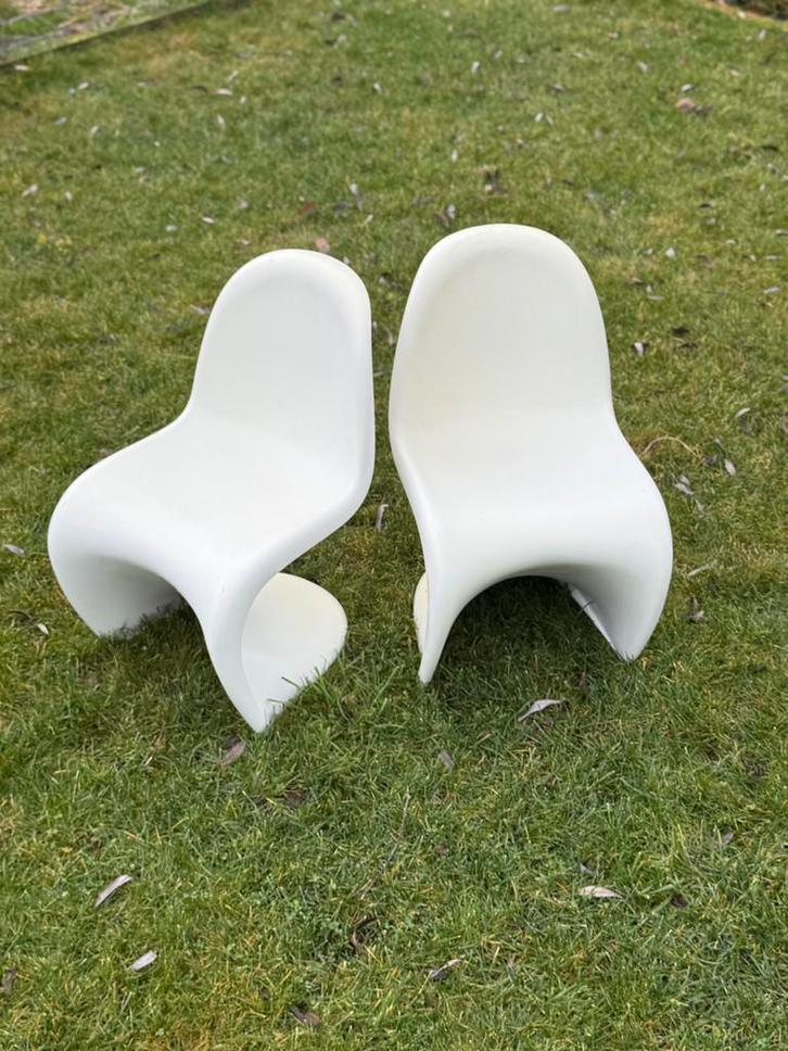Verner Panton kinderstoelen, Tuin en Terras, Tuinstoelen, Zo goed als nieuw, Ophalen