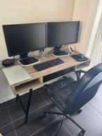 Bureau + bureaustoel, Huis en Inrichting, Bureaus, Ophalen, Zo goed als nieuw, Bureau