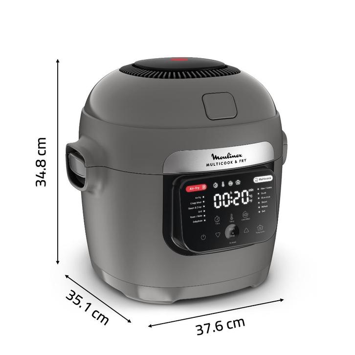 Moulinex Multicooker, Elektronische apparatuur, Slowcookers, Zo goed als nieuw, Timer, Vaatwasmachinebestendig, Ophalen