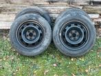 Vw polo Winterbanden 185/60 R14 6.5mm profiel 5 gats, Auto-onderdelen, Ophalen, 14 inch, Gebruikt, Banden en Velgen