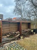 Cortenstaal rek om brandhout te stapelen 1.70m x 1.70m, Tuin en Terras, Brandhout, Ophalen