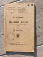 DE BAJONET Belgisch leger Wo2 1945 fuseliers bataljon, Ophalen of Verzenden