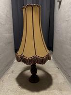 houten tafellamp 93 cm hoog, Antiek en Kunst, Antiek | Verlichting, Ophalen