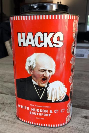 Blikken doos Hacks hoestbonbons beschikbaar voor biedingen