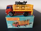 Camion à bestiaux Lesney Matchbox Superfast #71 en boîte, Enlèvement ou Envoi, Comme neuf