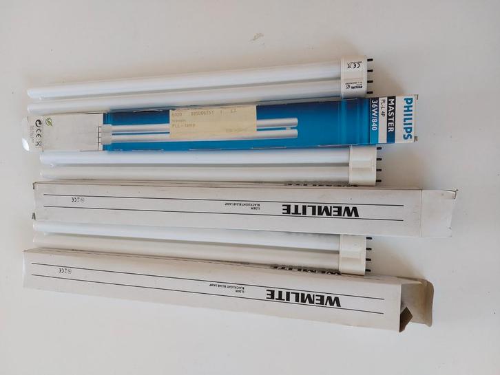 2 ampoules Wemlite et 1 ampoule | Philips 36 W, Maison & Meubles, Lampes | Lampes en vrac, Comme neuf, Enlèvement ou Envoi