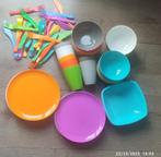 Lot service en plastic, Ophalen, Overige materialen, Zo goed als nieuw, Effen