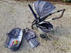 Kinderwagen (set) Joolz Geo Ridge Grey (3 in 1), Kinderen en Baby's, Kinderwagens en Combinaties, Gebruikt, Verstelbare duwstang