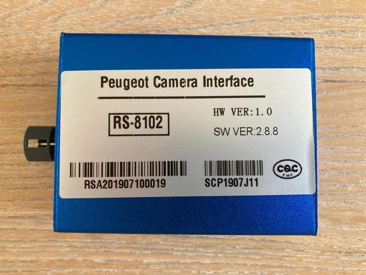 Camera interface RS-8102 voor Peugeot en Citroën, Auto diversen, Achteruitrijcamera's, Nieuw, Ophalen of Verzenden
