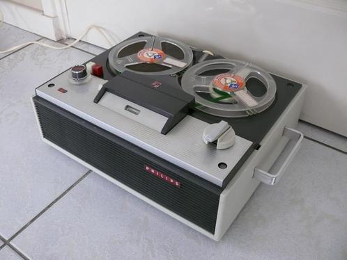 Perfect spelende Philips EL3551 - 4 sporen, Audio, Tv en Foto, Bandrecorder, Bandrecorder, Met stofkap, Met banden, Ophalen of Verzenden