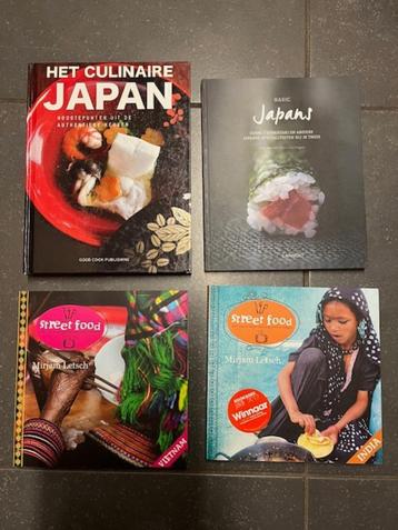 8 kookboeken: basic japans, streetfood india - vietnam, chin