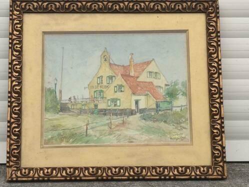 aquarelle la panne signe romeo dumoulin, Antiquités & Art, Art | Peinture | Classique, Enlèvement ou Envoi