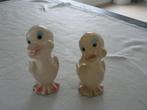 Ledraplastic Pieppop pieper eend vintage met stempel, Antiek en Kunst, Ophalen of Verzenden