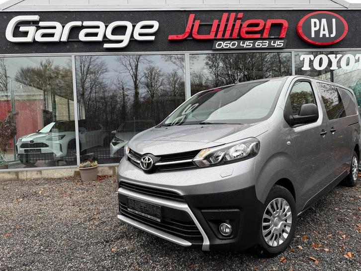 Toyota Proace 2.0D4D - Double Cab *Etat neuf*TVA déductible*, Auto's, Toyota, Bedrijf, Te koop, ProAce, ABS, Achteruitrijcamera