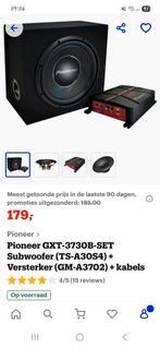 Pioneer subwooder met bijpassende versterker, Enlèvement, Comme neuf