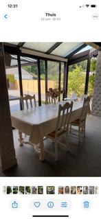 Tafel + 8 stoelen, Ophalen