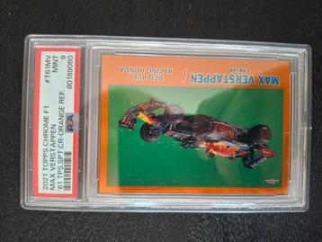 2021 Topps Chrome F1 Max Verstappen /25 #T61MV in PSA 9 beschikbaar voor biedingen