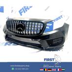 W156 GLA AMG BUMPER X156 VOORBUMPER ZWART WIT GRIJS PRE FACE, Gebruikt, Ophalen of Verzenden, Bumper, Mercedes-Benz