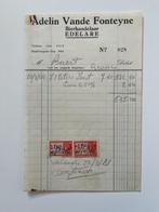 oude factuur Oudenaarde Edelare, Ophalen