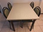 Table de cuisine avec 4 chaises, Maison & Meubles, Tables | Tables à manger, Enlèvement