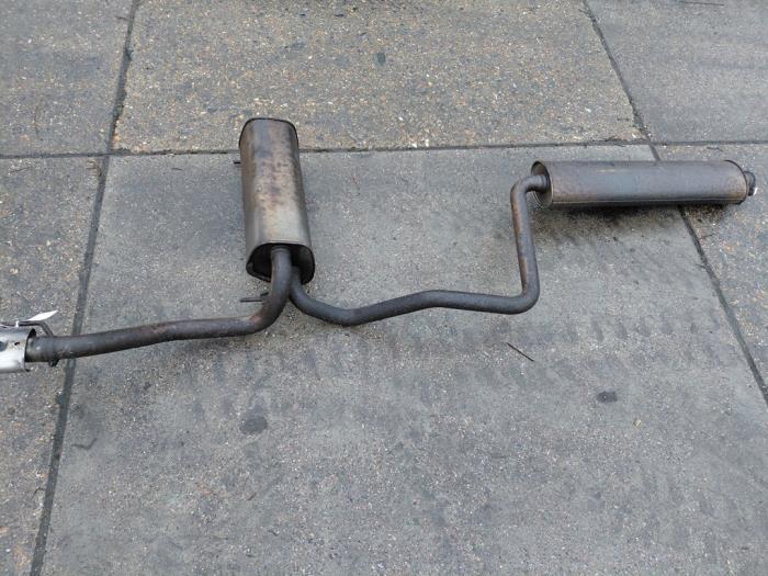 Uitlaat (compleet) van een Opel Astra, Auto-onderdelen, Uitlaatsystemen, Opel, Gebruikt, 3 maanden garantie