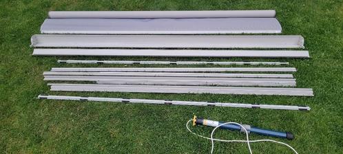 Zonwering screen WILMS met SOMFY IO motor ca 260 cm breed, Tuin en Terras, Zonneschermen, Gebruikt, Screen, 150 tot 300 cm, 250 cm tot 450 cm