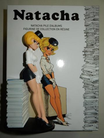 Walthéry - Beeld Natasja Natacha op boeken - Nieuw! beschikbaar voor biedingen
