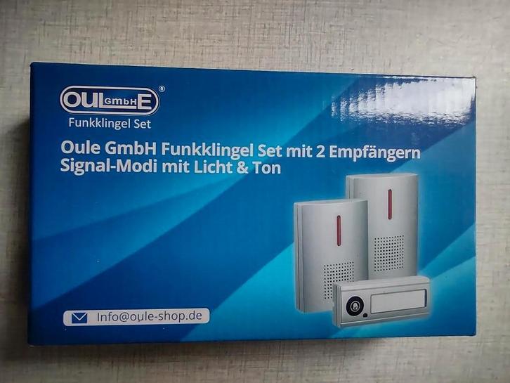 Draadloze deurbel (op batterijen), Maison & Meubles, Sonnettes, Comme neuf, Sans fil, Enlèvement