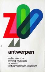 Poster - Andre Pasture - Nationale ZOO Antwerpen - 1970s, Antiek en Kunst, Ophalen of Verzenden