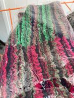 SJAAL BONT FUCHSIA GROEN 170X30 CM NIEUW, Ophalen of Verzenden, Nieuw, Sjaal