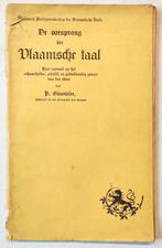 De Oorsprong der Vlaamsche Taal, 1892., Ophalen of Verzenden