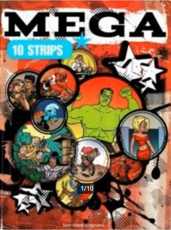 5 Mega - elk 10 strips 1998 & 2004 & 2008 & 2010 & 2012, Livres, BD, Utilisé, Plusieurs BD, Envoi