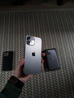 iPhone 13 Pro Max Space Gray + Mous Leather Case + 3 glasses, Telecommunicatie, Mobiele telefoons | Apple iPhone, Ophalen of Verzenden