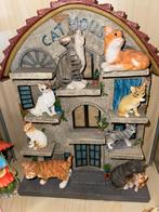 Maison pour chats avec différents chats, Enlèvement ou Envoi