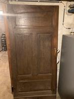 Ancienne porte en chêne début des années 1900, Ophalen, Gebruikt, 80 tot 100 cm, Binnendeur