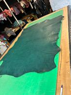 Groen kleur tuigleer 3-3,5 mm dikte soepel en groot lap nr 1, Ophalen of Verzenden, Groen