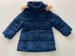 Blauwe winterjas meisjes maat 98, Enlèvement ou Envoi, H&M, Utilisé, Fille