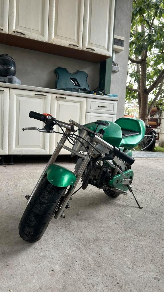 50cc pocketbike, Fietsen en Brommers, Minibikes, Midibikes en Pitbikes, Zo goed als nieuw, Ophalen