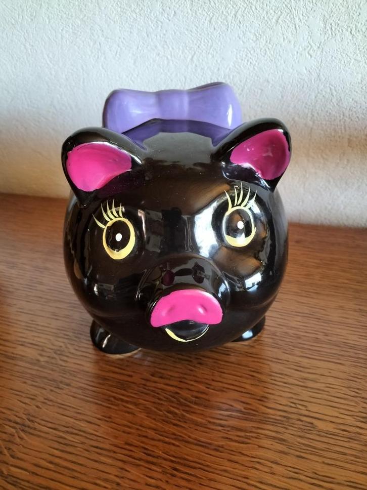 Jolie Tirelire  vintage, Verzamelen, Spaarpotten, Gebruikt, Dier, Steen, Aardewerk of Keramiek, Ophalen