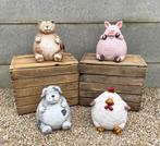 Beelden bolle dieren H 30cm / Verschillende modellen, Ophalen, Nieuw, Dier