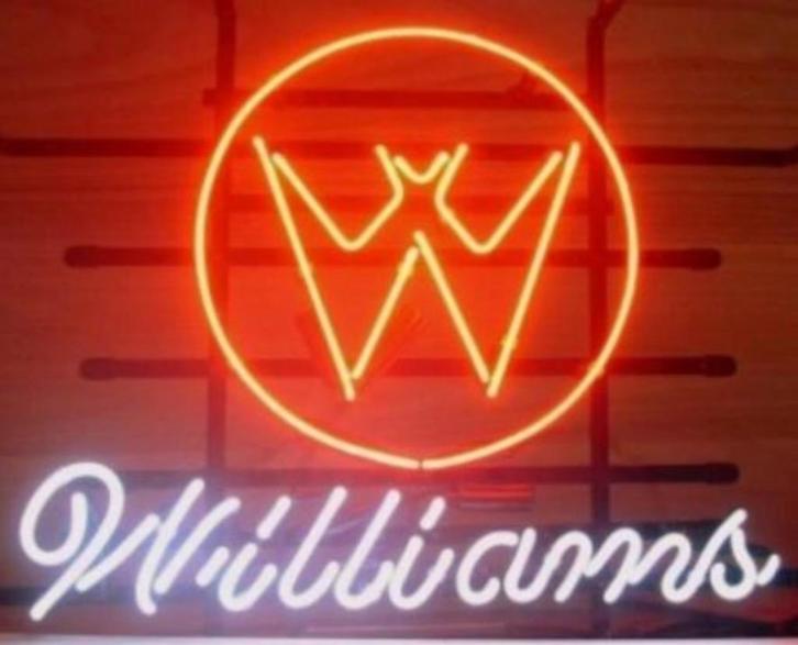 Williams pinball neon licht reclame USA flipperkast gameroom, Verzamelen, Merken en Reclamevoorwerpen, Nieuw, Lichtbak of (neon) lamp