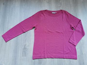 Roze truitje met steentjes C&A NIEUW! - maat M beschikbaar voor biedingen