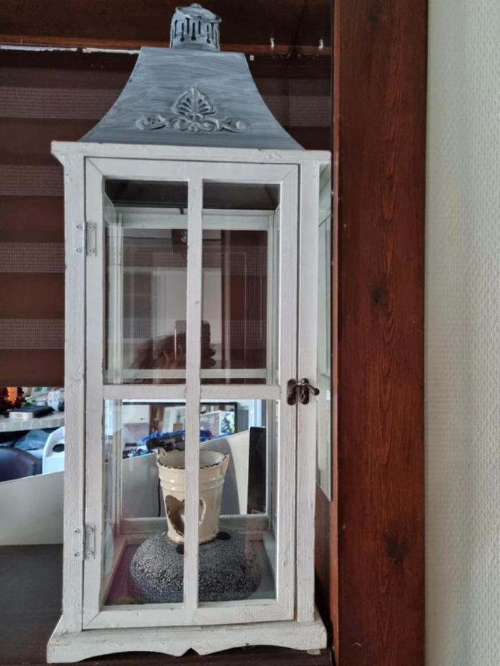 (GEEN verzending) Lantaarn  voor kaars, interieur, Antiek en Kunst, Antiek | Verlichting, Ophalen