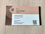 Jasper Steverlinck @AB concertticket (Brussel) 1/6/2024, Ophalen, Gebruikt